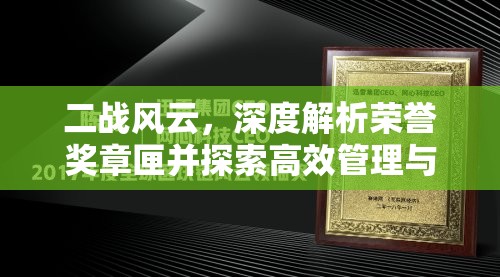 二战风云，深度解析荣誉奖章匣并探索高效管理与利用策略