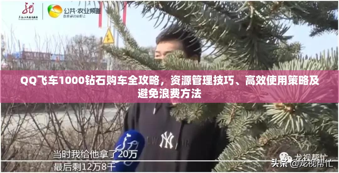 QQ飞车1000钻石购车全攻略，资源管理技巧、高效使用策略及避免浪费方法