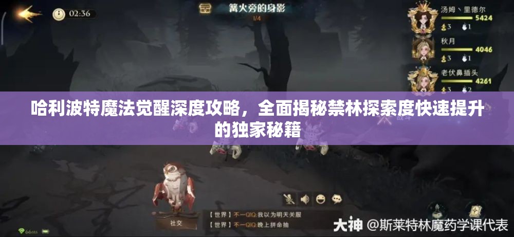 哈利波特魔法觉醒深度攻略，全面揭秘禁林探索度快速提升的独家秘籍