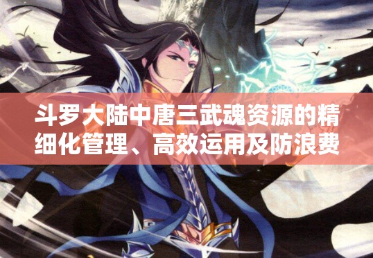 斗罗大陆中唐三武魂资源的精细化管理、高效运用及防浪费策略