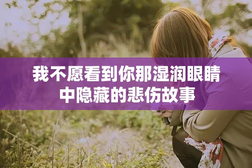 我不愿看到你那湿润眼睛中隐藏的悲伤故事