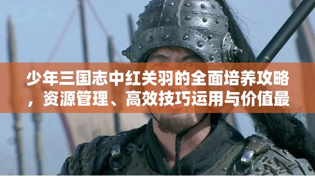 少年三国志中红关羽的全面培养攻略，资源管理、高效技巧运用与价值最大化策略