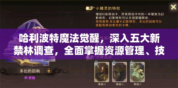 哈利波特魔法觉醒，深入五大新禁林调查，全面掌握资源管理、技巧与策略指南