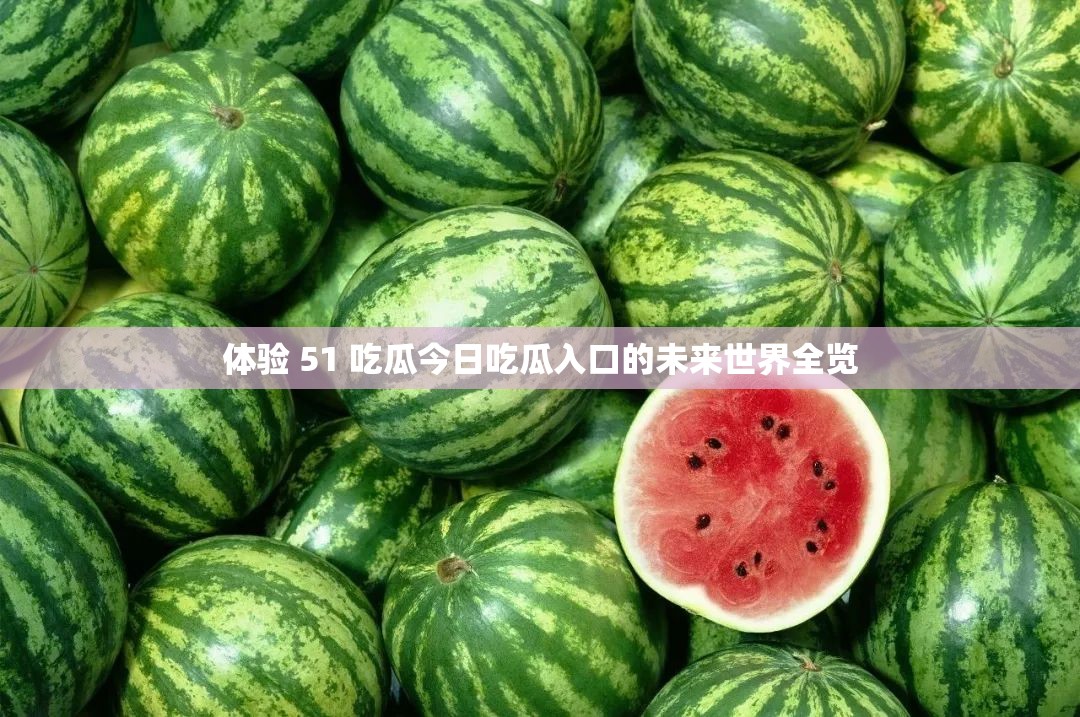 体验 51 吃瓜今日吃瓜入口的未来世界全览