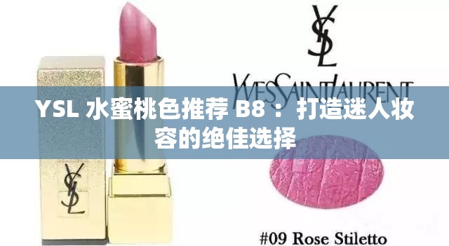 YSL 水蜜桃色推荐 B8 ：打造迷人妆容的绝佳选择