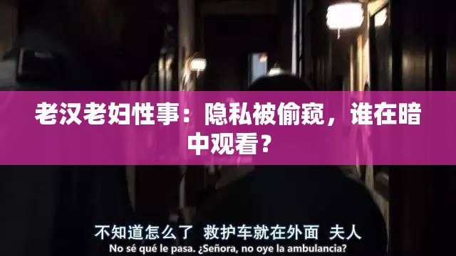 老汉老妇性事：隐私被偷窥，谁在暗中观看？