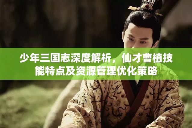 少年三国志深度解析，仙才曹植技能特点及资源管理优化策略