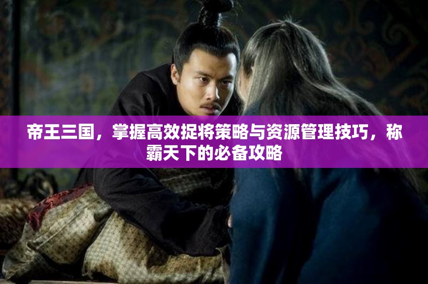帝王三国，掌握高效捉将策略与资源管理技巧，称霸天下的必备攻略