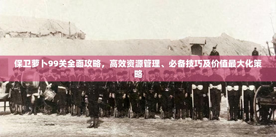 保卫萝卜99关全面攻略，高效资源管理、必备技巧及价值最大化策略