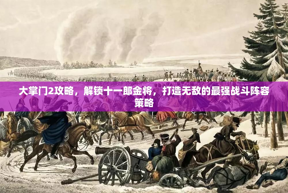 大掌门2攻略，解锁十一郎金将，打造无敌的最强战斗阵容策略