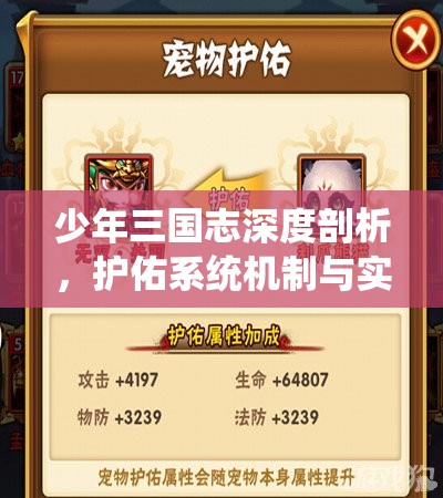 少年三国志深度剖析，护佑系统机制与实战策略全解析