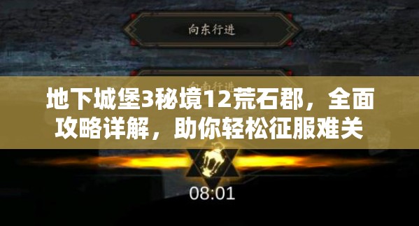地下城堡3秘境12荒石郡，全面攻略详解，助你轻松征服难关