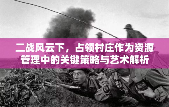 二战风云下，占领村庄作为资源管理中的关键策略与艺术解析
