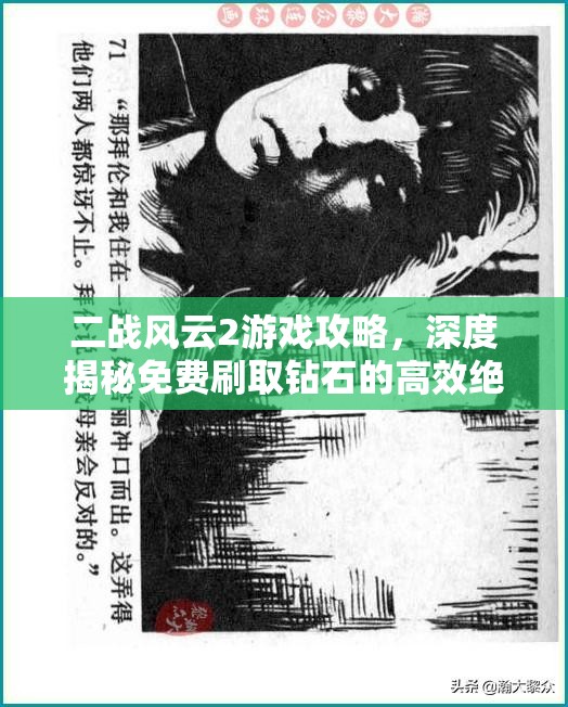 二战风云2游戏攻略，深度揭秘免费刷取钻石的高效绝妙策略