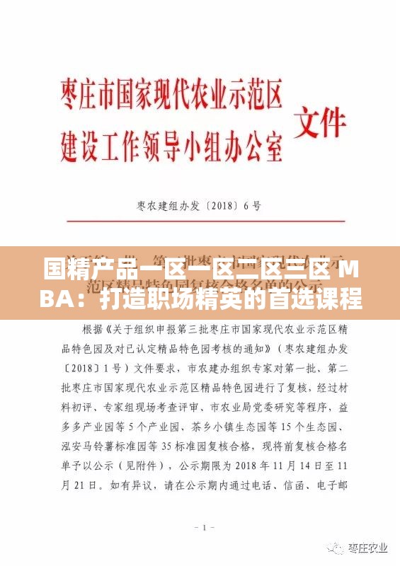 国精产品一区一区二区三区 MBA：打造职场精英的首选课程