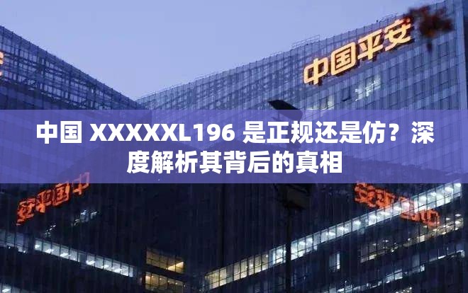 中国 XXXXXL196 是正规还是仿？深度解析其背后的真相