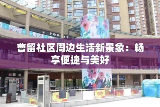 曹留社区周边生活新景象：畅享便捷与美好