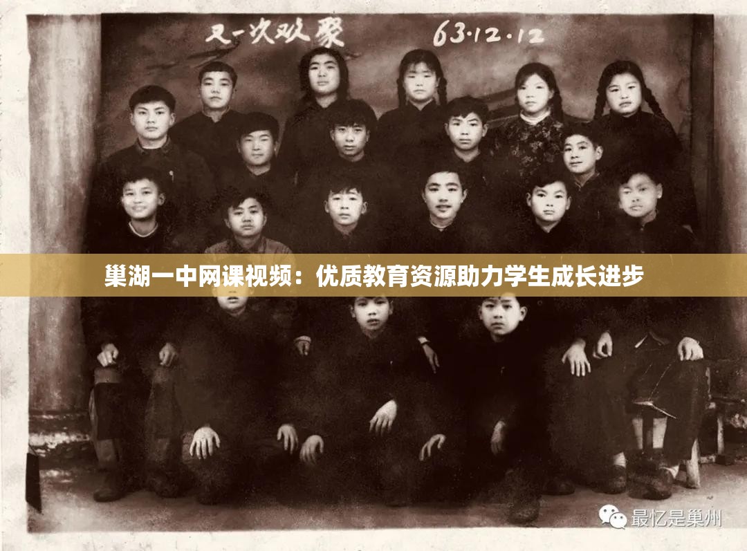 巢湖一中网课视频：优质教育资源助力学生成长进步