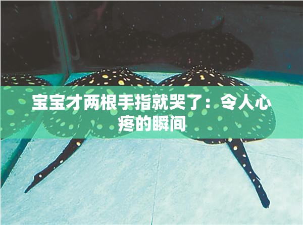 宝宝才两根手指就哭了：令人心疼的瞬间