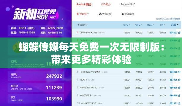 蝴蝶传媒每天免费一次无限制版：带来更多精彩体验