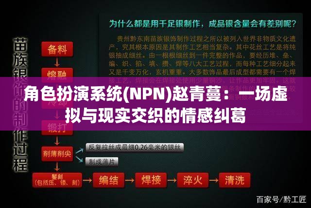 角色扮演系统(NPN)赵青蔓：一场虚拟与现实交织的情感纠葛