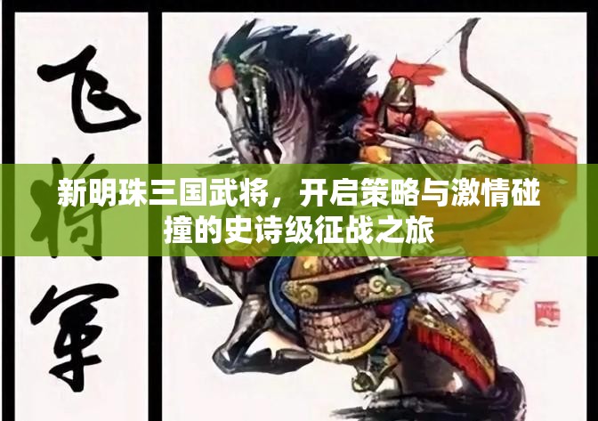 新明珠三国武将，开启策略与激情碰撞的史诗级征战之旅