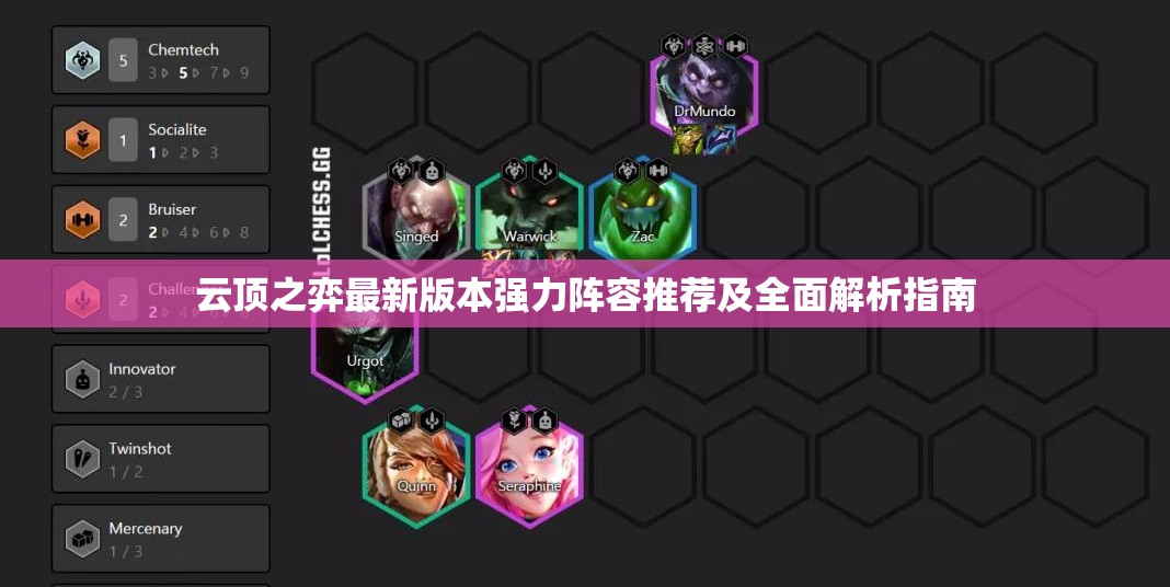 云顶之弈最新版本强力阵容推荐及全面解析指南