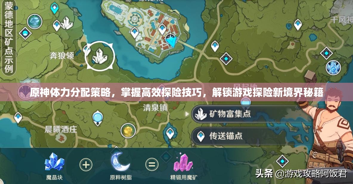原神体力分配策略，掌握高效探险技巧，解锁游戏探险新境界秘籍