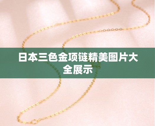 日本三色金项链精美图片大全展示