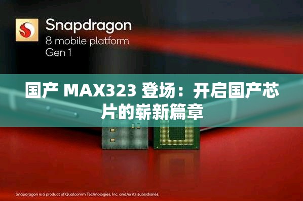 国产 MAX323 登场：开启国产芯片的崭新篇章