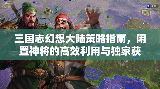 三国志幻想大陆策略指南，闲置神将的高效利用与独家获取秘籍解锁