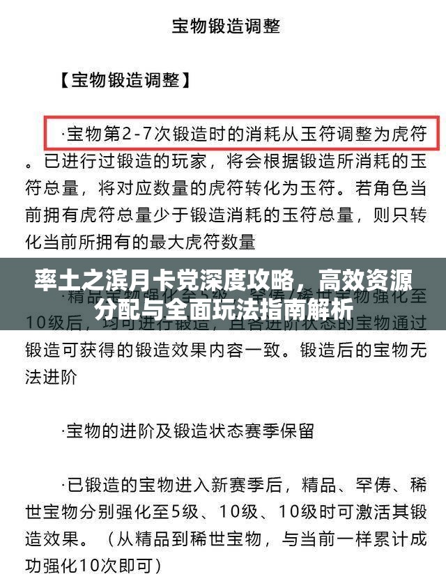 率土之滨月卡党深度攻略，高效资源分配与全面玩法指南解析