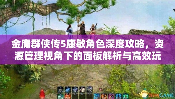 金庸群侠传5康敏角色深度攻略，资源管理视角下的面板解析与高效玩法