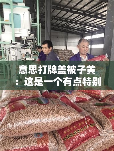 意思打牌盖被子黄：这是一个有点特别的表述呢