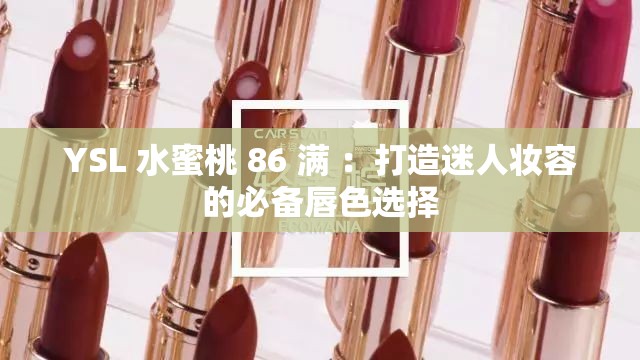 YSL 水蜜桃 86 满 ：打造迷人妆容的必备唇色选择