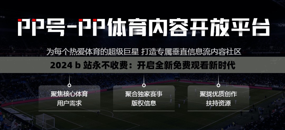 2024 b 站永不收费：开启全新免费观看新时代