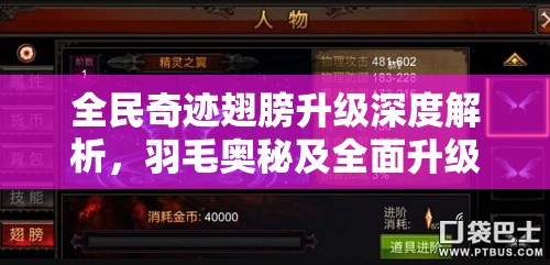 全民奇迹翅膀升级深度解析，羽毛奥秘及全面升级材料大揭秘