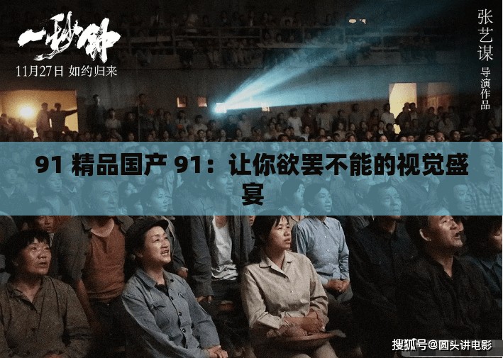91 精品国产 91：让你欲罢不能的视觉盛宴