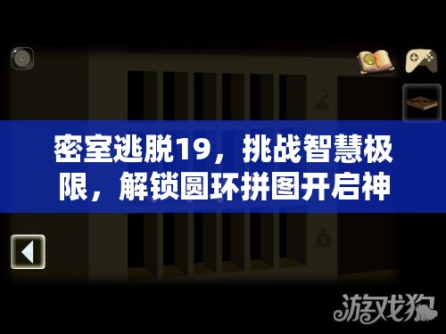 密室逃脱19，挑战智慧极限，解锁圆环拼图开启神秘逃脱之旅