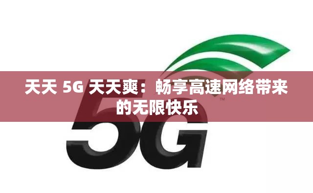 天天 5G 天天爽：畅享高速网络带来的无限快乐