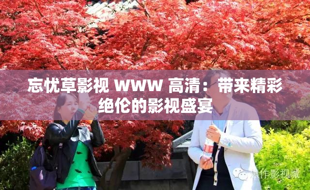 忘忧草影视 WWW 高清：带来精彩绝伦的影视盛宴