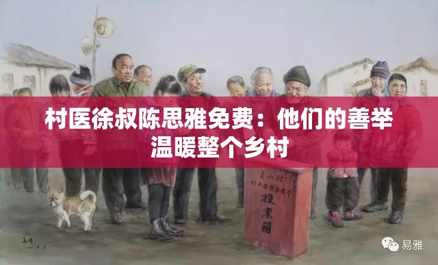 村医徐叔陈思雅免费：他们的善举温暖整个乡村