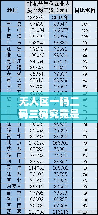 无人区一码二码三码究竟是什么及相关解读