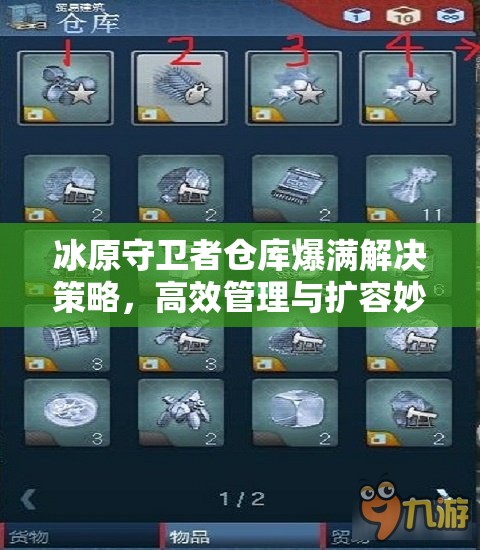 冰原守卫者仓库爆满解决策略，高效管理与扩容妙招大揭秘