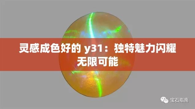 灵感成色好的 y31：独特魅力闪耀无限可能