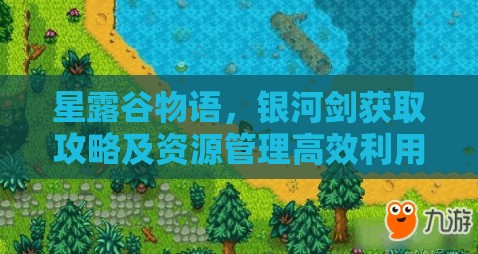 星露谷物语，银河剑获取攻略及资源管理高效利用与避免浪费策略