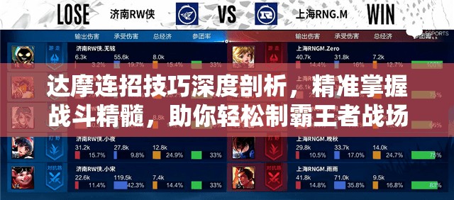 达摩连招技巧深度剖析，精准掌握战斗精髓，助你轻松制霸王者战场