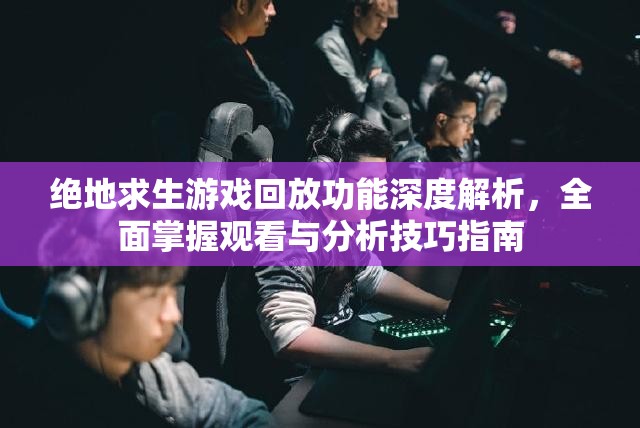 绝地求生游戏回放功能深度解析，全面掌握观看与分析技巧指南