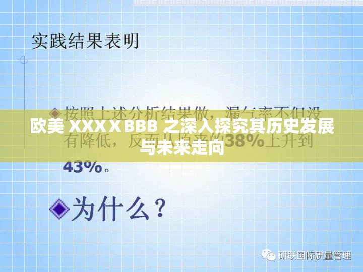 欧美 XXXⅩBBB 之深入探究其历史发展与未来走向
