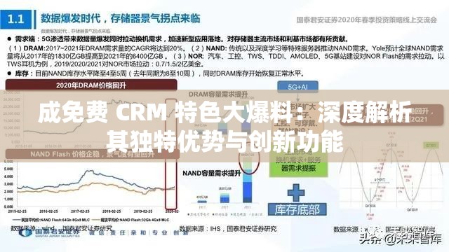 成免费 CRM 特色大爆料：深度解析其独特优势与创新功能